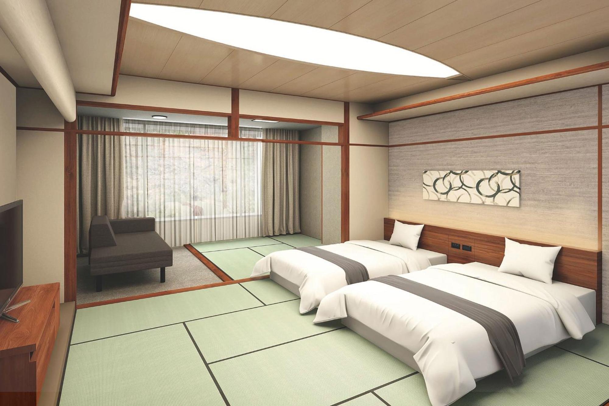 Ooedo Onsen Monogatari Ikaho Hotel Shibukawa Exterior photo